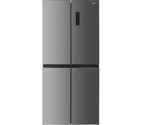 Beko 532 Litre Four Door American Fridge Freezer - Stainless Steel - Thumbnail 2
