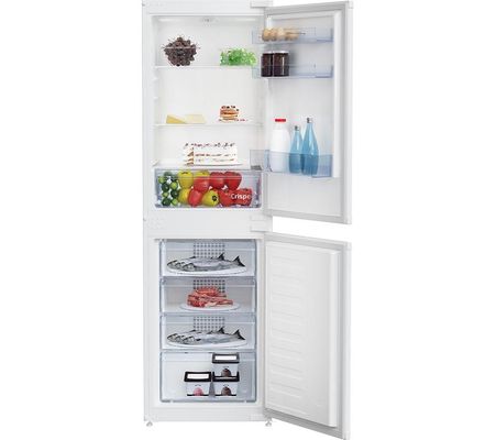 BEKO Pro BCFD450 Integrated 50/50 Fridge Freezer - Sliding Hinges, White