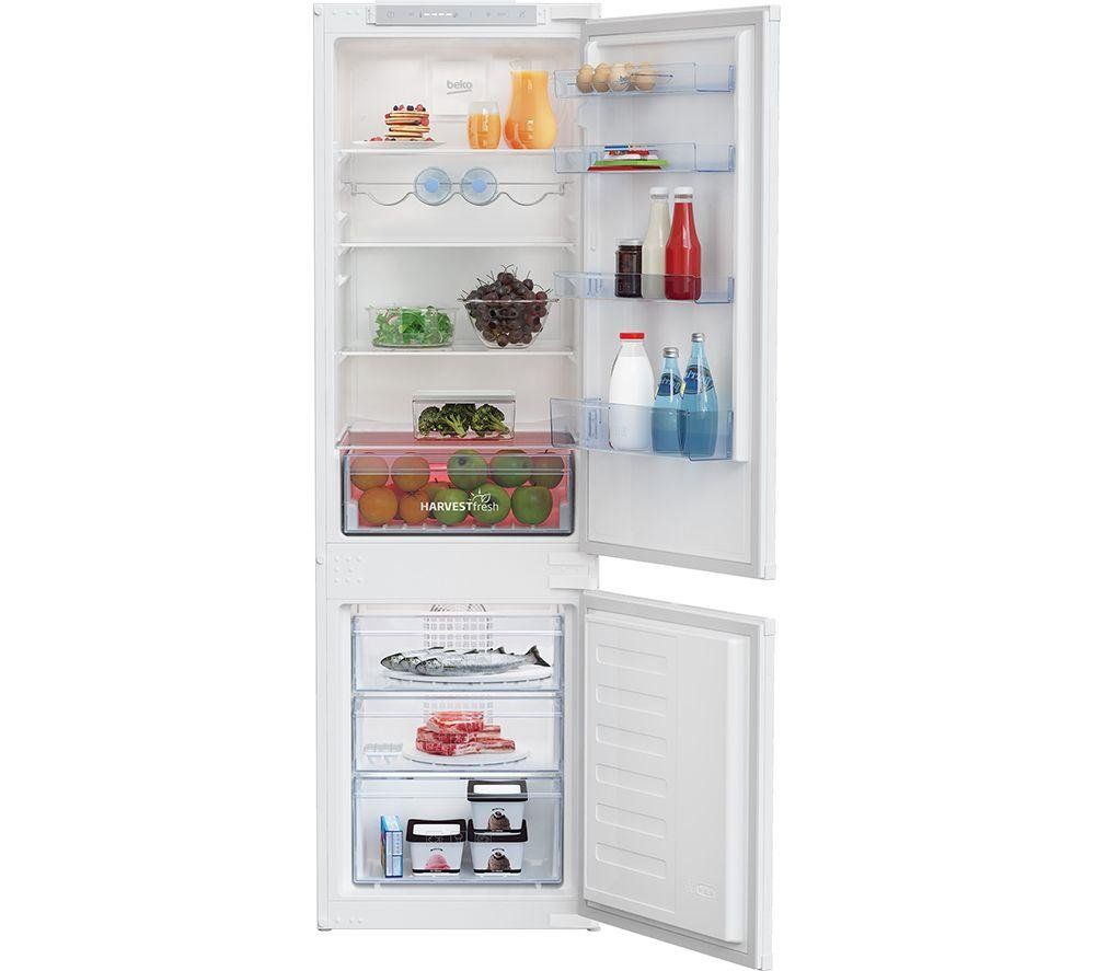 Beko 262 Litre 70/30 Integrated Fridge Freezer - White - Image 1