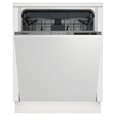 Blomberg Integrated Dishwasher - Silver control panel