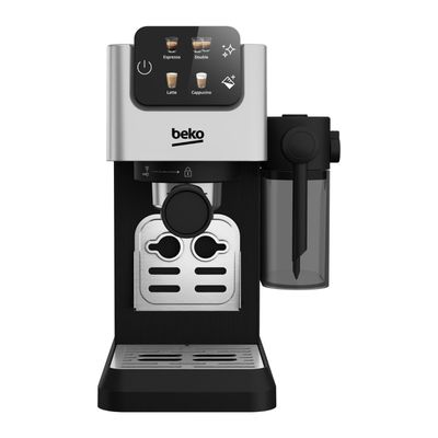 BEKO CaffeExperto CEP5304X Espresso Coffee Machine - Silver, Silver/Grey