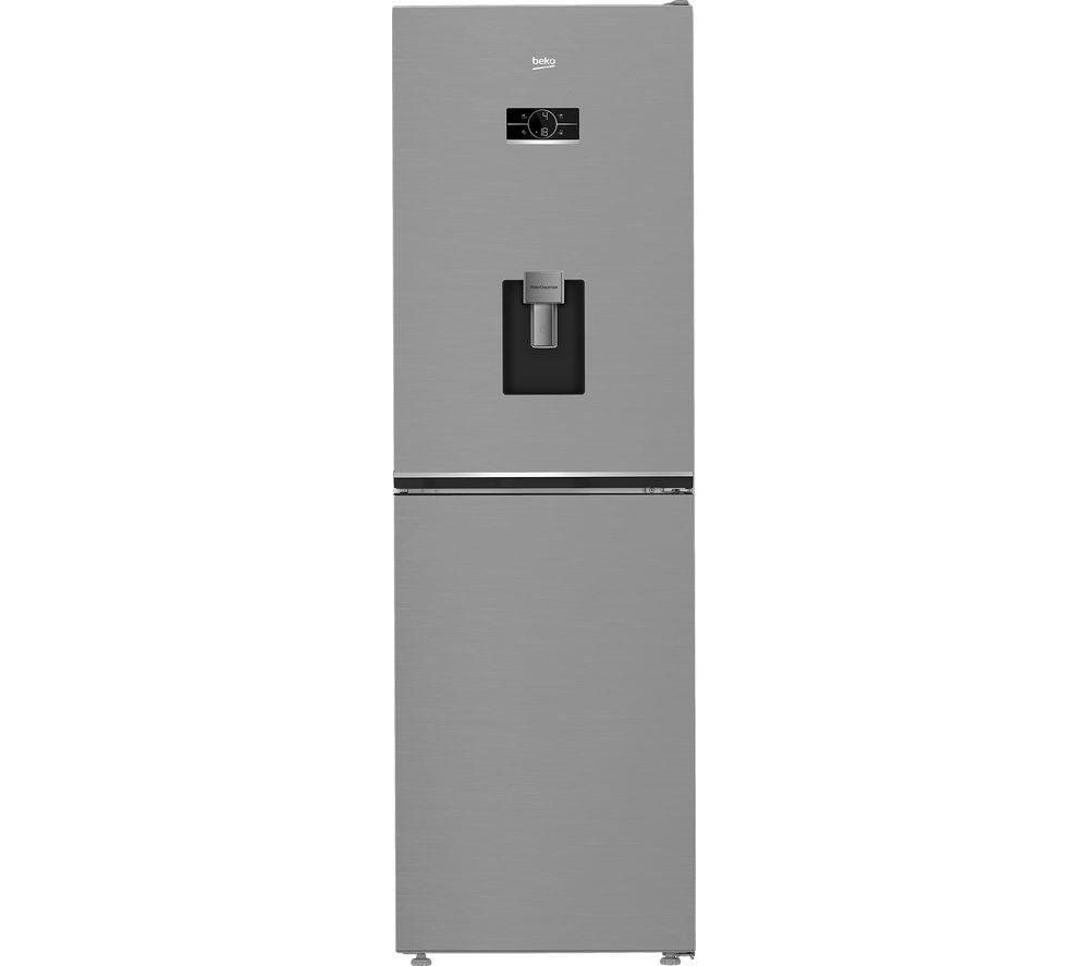 BEKO Pro HarvestFresh AeroFlow CNG4692DVPS 50/50 Fridge Freezer - Stainless Steel, Stainless Steel - Image 1