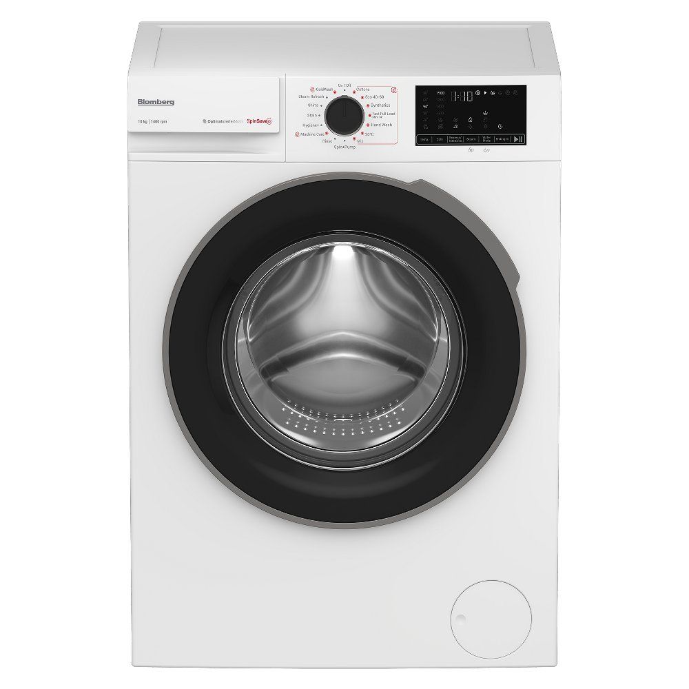 Blomberg SpinSave 10kg 1400rpm Washing Machine - White - A-Rated - Image 1