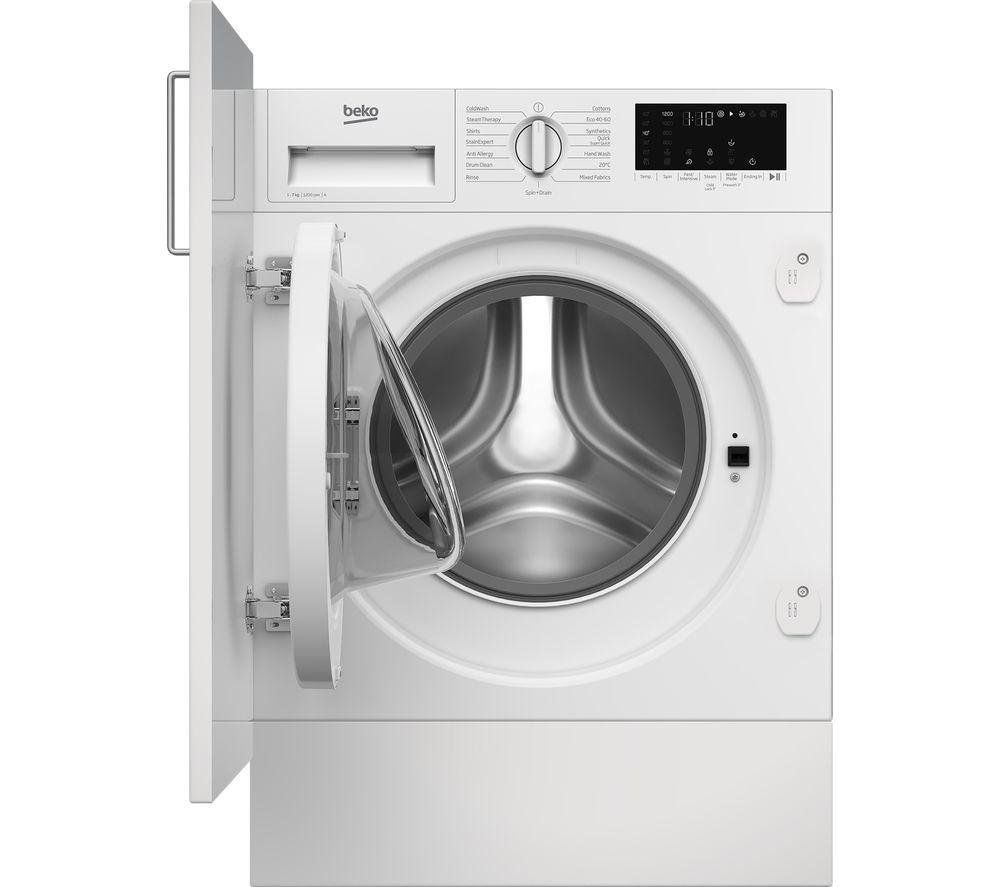 Beko 7kg 1200rpm Integrated Washing Machine - White - Image 1