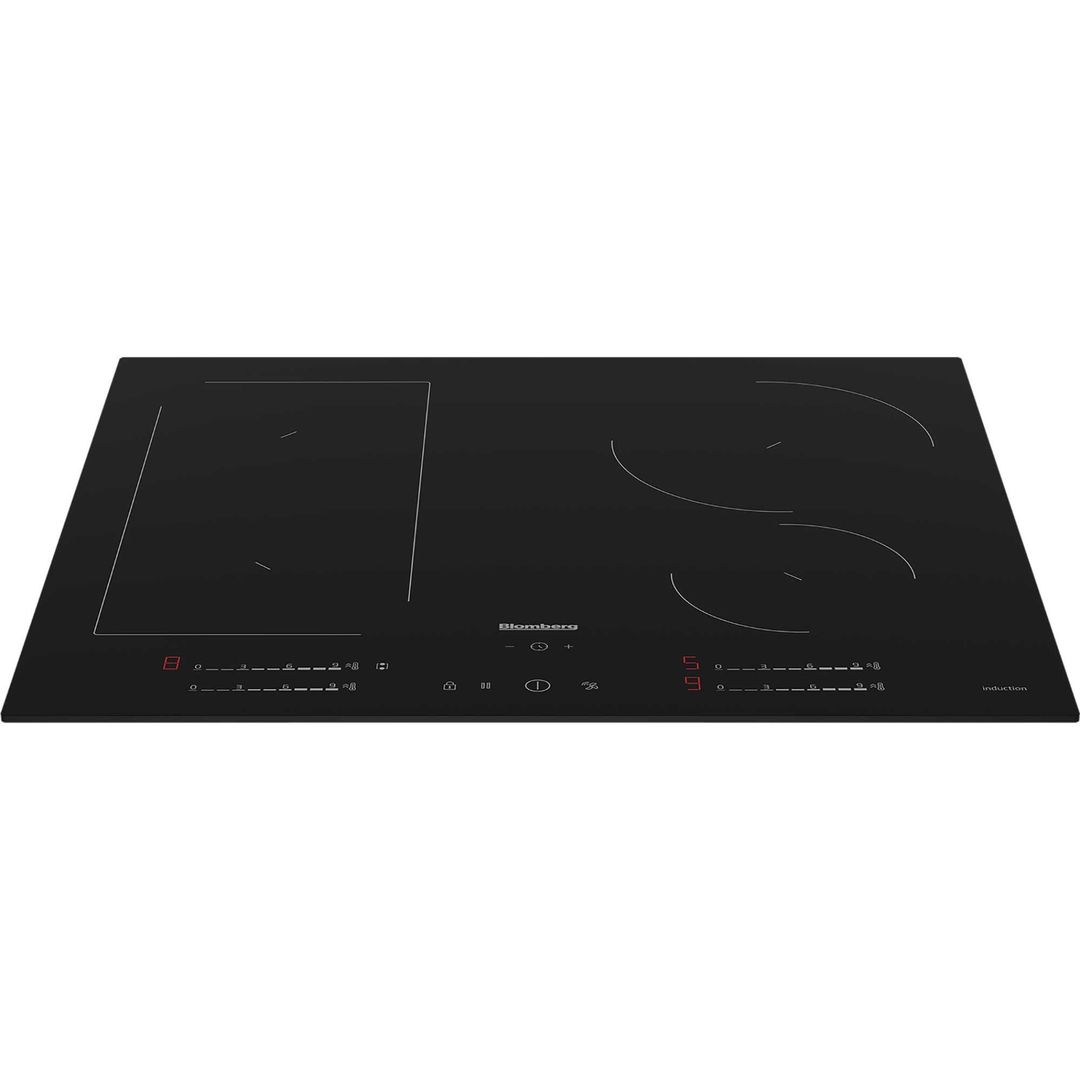 Blomberg MIN74387NP 59cm Frameless 4 Zone Bridgeable Induction Hob 13A - BLACK - Image 1