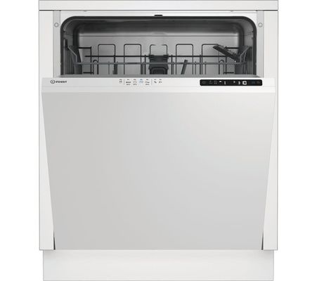 Indesit Push&Go Integrated Dishwasher - 13 place settings Quick Wash Adjustable Basket