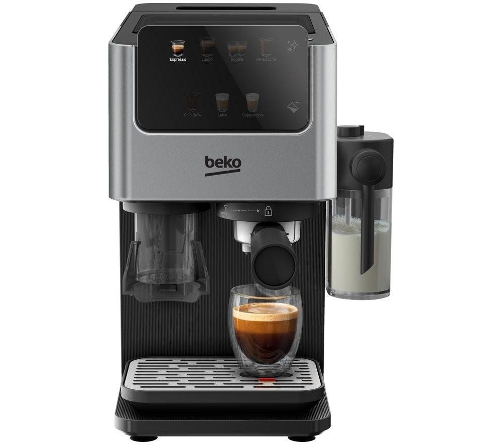 BEKO CaffeExperto CED7524X Bean to Cup Coffee Machine - Silver, Silver/Grey - Image 1
