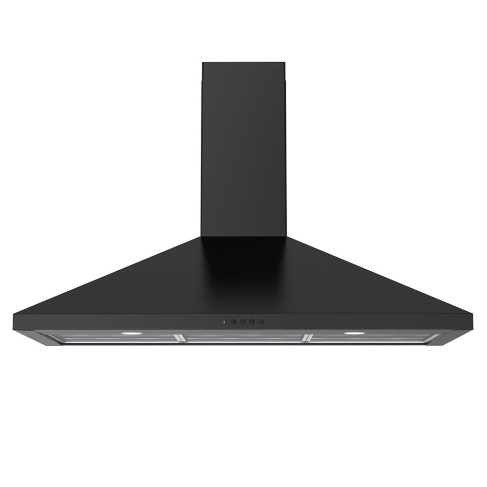 LEISURE H1001PK Chimney Cooker Hood - Black, Black - Image 1
