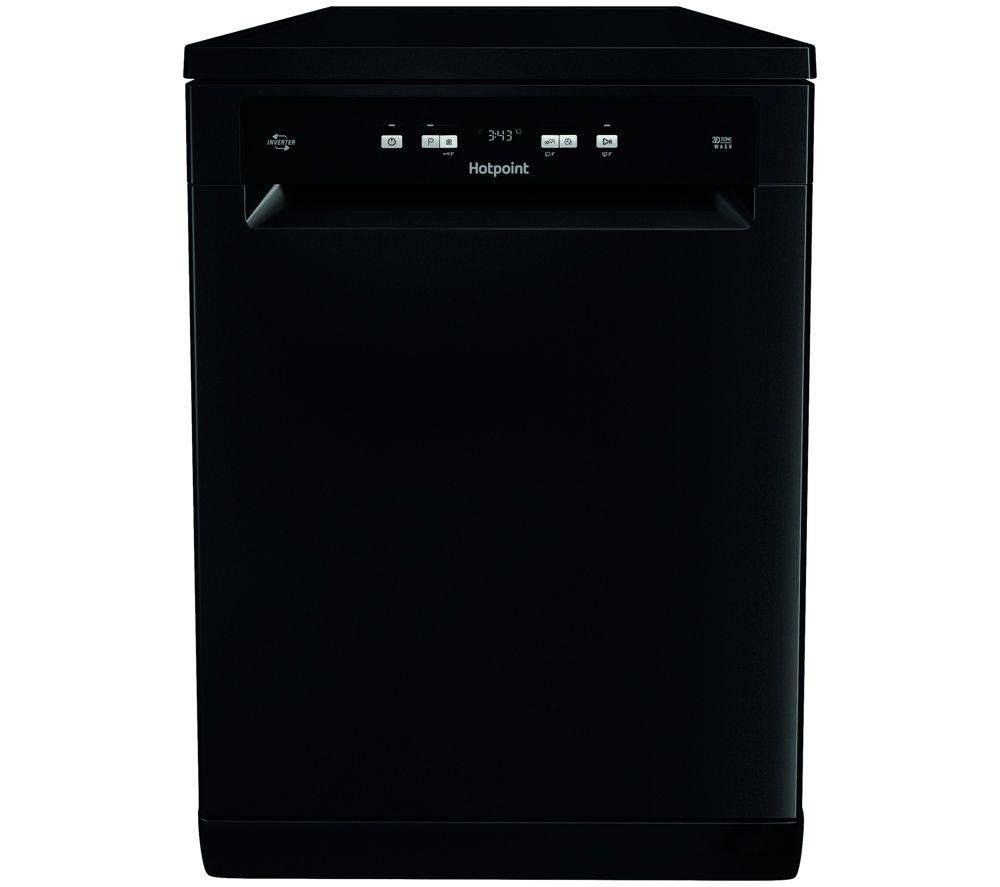 Hotpoint Freestanding Full Size Dishwasher - ActiveDry Black - Image 1