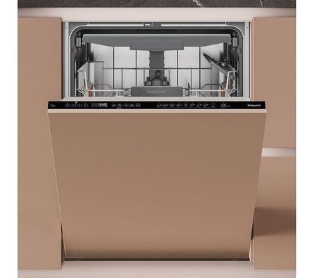 Hotpoint Maxi Space Integrated Dishwasher - B-Rated Black Control Panel - Thumbnail 2