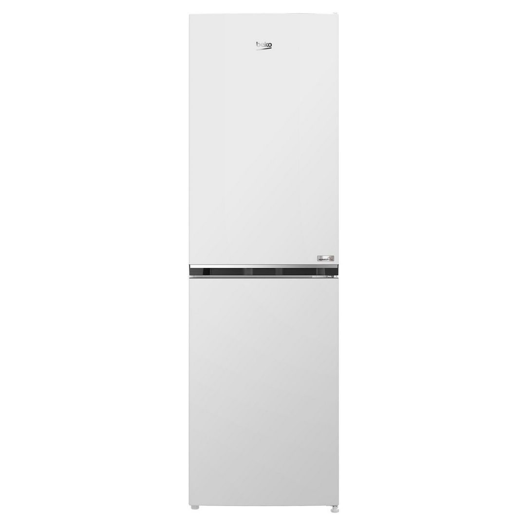 Beko 55cm Frost Free Fridge Freezer CNE4581VW White - Image 1