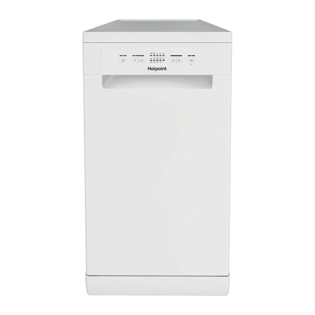 Hotpoint Slimline Freestanding Dishwasher - White with Rapid Wash - Image 1