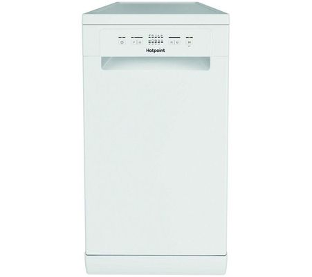 Hotpoint Slimline Freestanding Dishwasher - White with Rapid Wash - Thumbnail 2