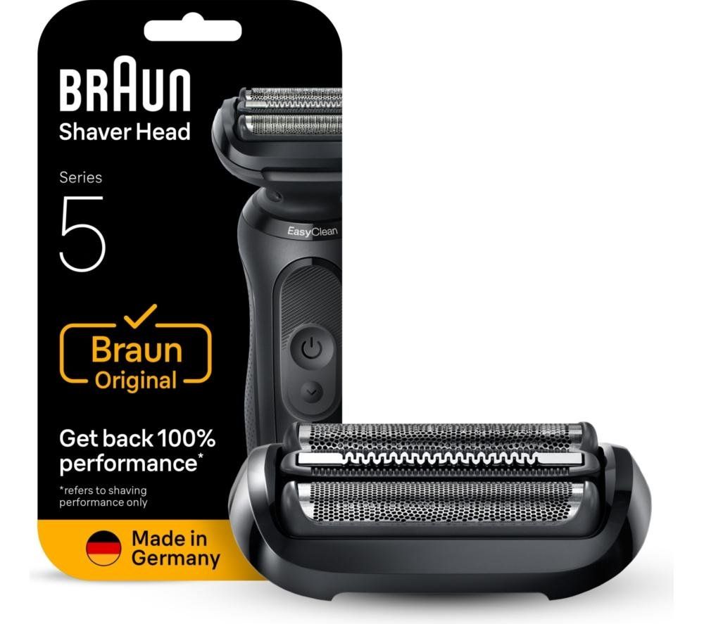 BRAUN Series 5 54B Electric Shaver Head Replacement - Black - Image 1