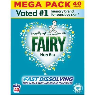Fairy Non Bio Washing Powder - Original / 40 - Thumbnail 2