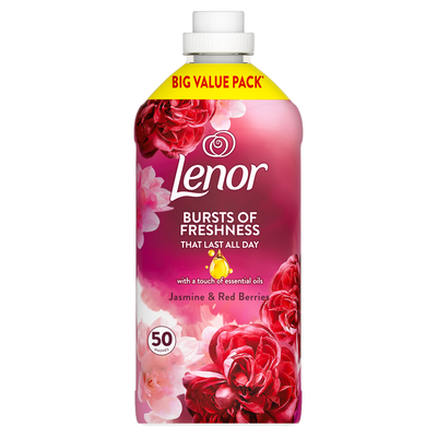 Lenor Fabric Conditioner Wellbeing Collection - 1.65l / Jasmine and Red Berries - Thumbnail 2