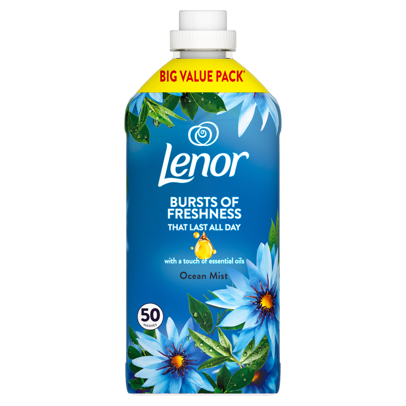 Lenor Fabric Conditioner Wellbeing Collection - 1.65l / Ocean Mist - Image 1