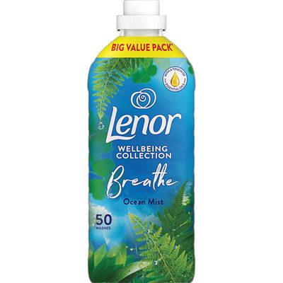 Lenor Fabric Conditioner Wellbeing Collection - 1.65l / Ocean Mist - Thumbnail 2