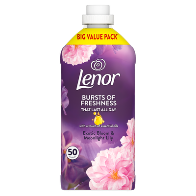 Lenor Fabric Conditioner Wellbeing Collection - 1.75l / Exotic Bloom and Moonlight Lily - Thumbnail 2