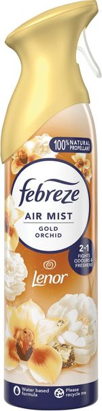 Febreze Air Freshener Spray, Gold Orchid, 185ml - Thumbnail 2