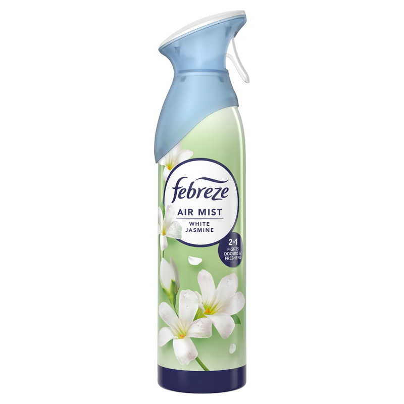 Febreze Air Freshener Spray, White Jasmine, 185ml - Image 1