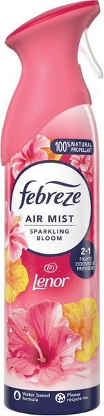 Febreze Air Freshener Spray, Lenor Sparkling Bloom, 185ml - Thumbnail 2
