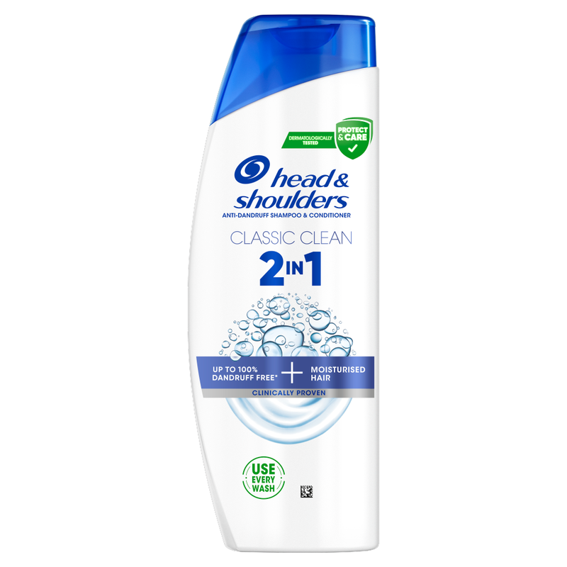 Head & Shoulders Classic Clean 2in1 Anti-Dandruff Shampoo and Conditioner330ml - Image 1