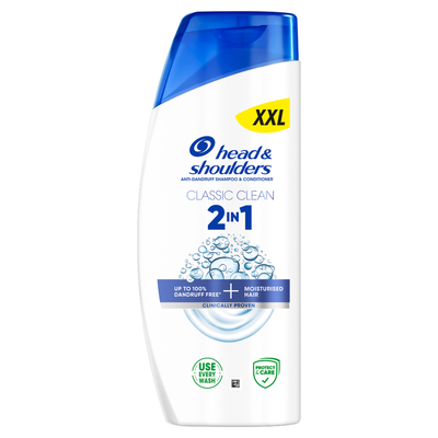 Head & Shoulders 2 in 1 Classic Clean Shampoo 625ml - Blue