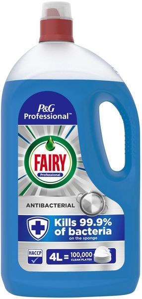 Fairy Professional Antibacterial Washing Up Liquid 4 Litre (Pack of 2) PGP224 - Thumbnail 2