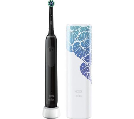 ORAL B Pro 3 3500 Electric Toothbrush - Design Edition Black, Black
