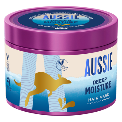 Aussie Deep Moisture Hair Mask 300ml - Purple - Thumbnail 2