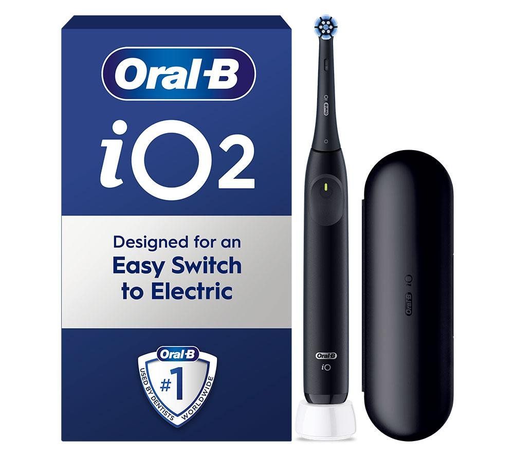 ORAL B iO 2 Electric Toothbrush - Night Black, Black - Image 1