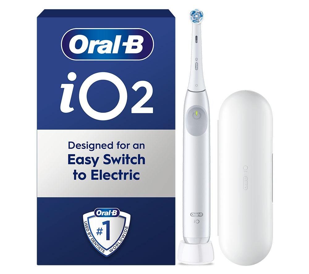 ORAL B iO 2 Electric Toothbrush - White, White - Image 1