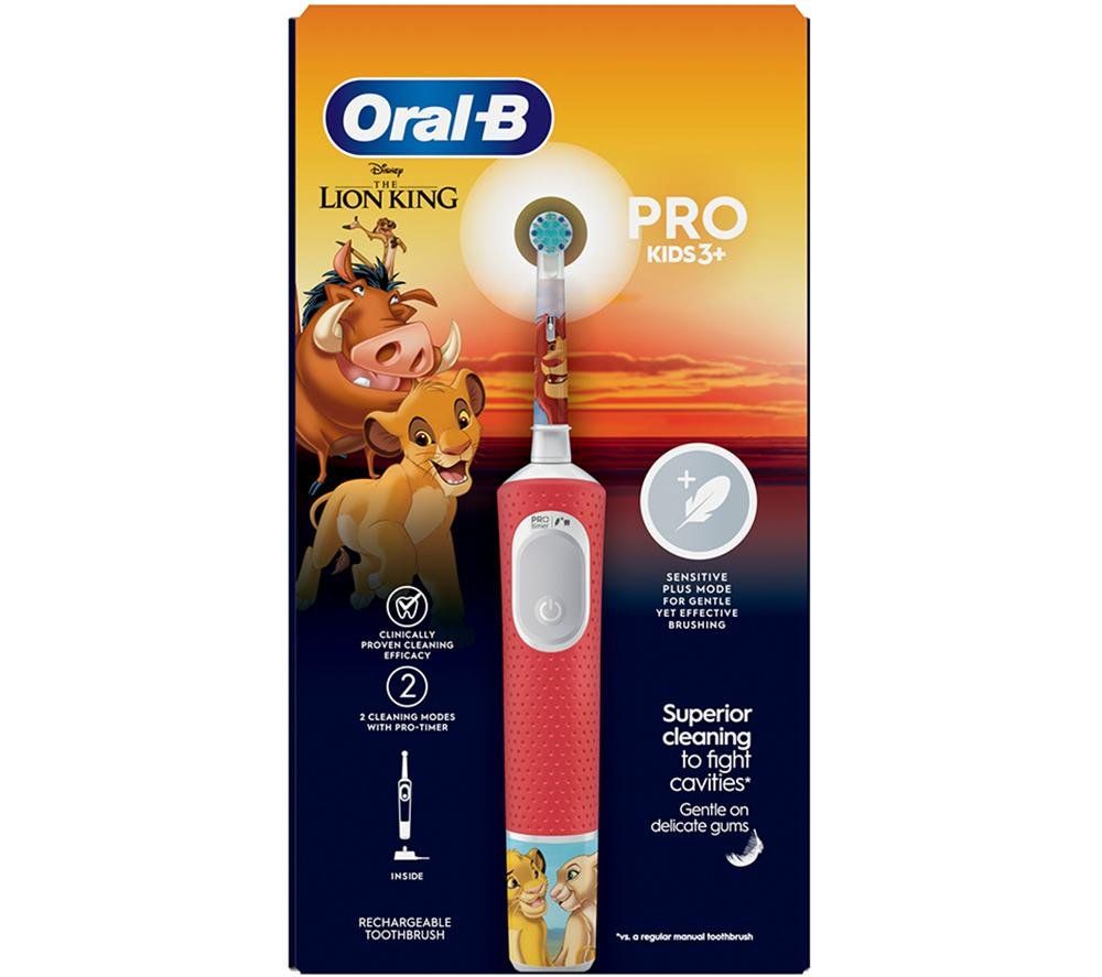 Oral B Boy's Pro Kids Lion King Electric Toothbrush - Image 1