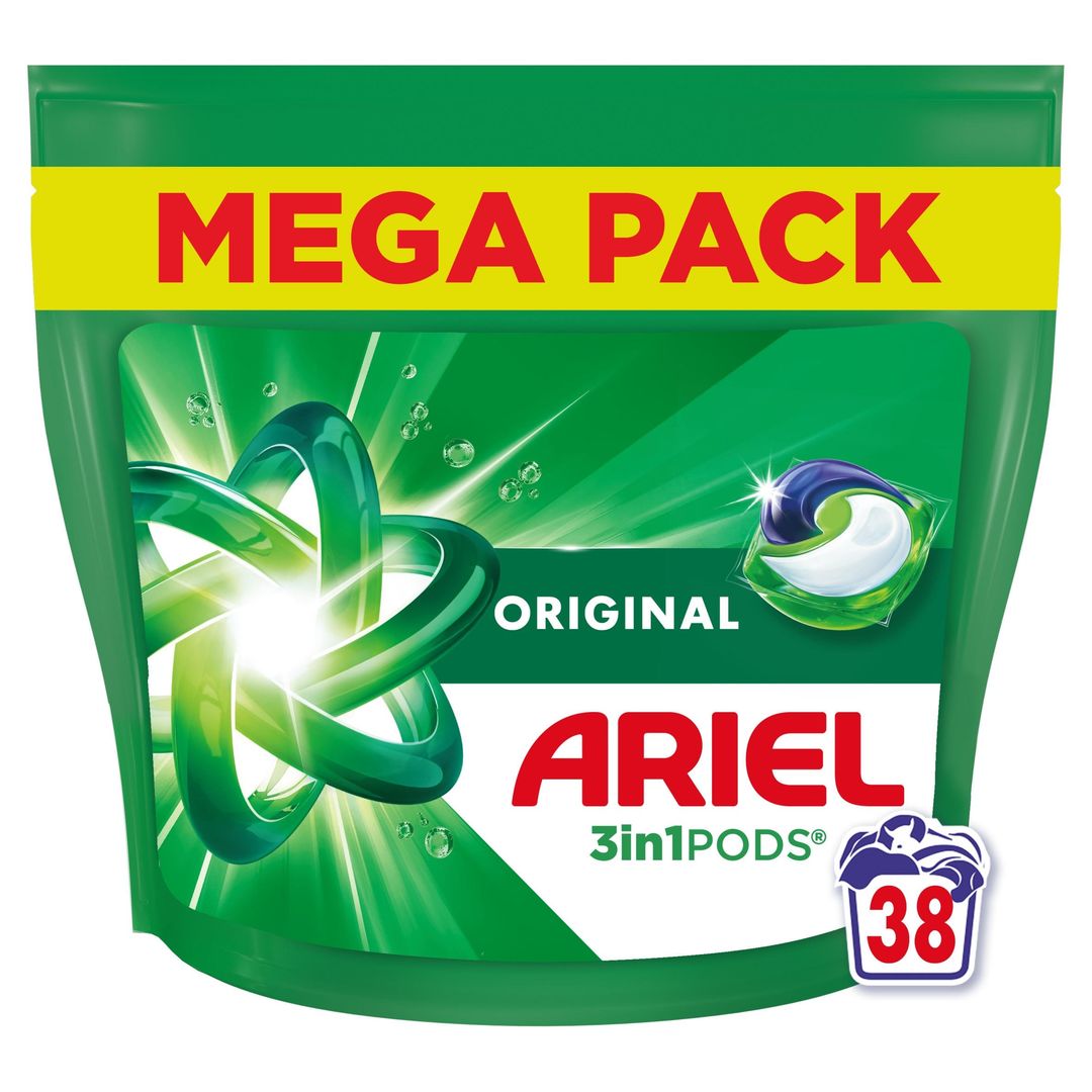 Ariel 3in1 PODS®, Washing Capsules 38 - Image 1