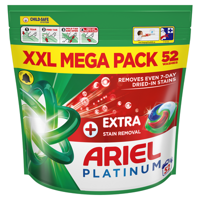 Ariel All-in-One Platinum Pods 52 Washes