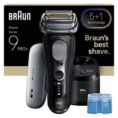 BRAUN Series 9 Pro 9670cc Wet & Dry Foil Shaver - Black, Black