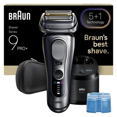 BRAUN Series 9 Pro 9667cc Wet & Dry Electric Shaver - Silver, Silver/Grey