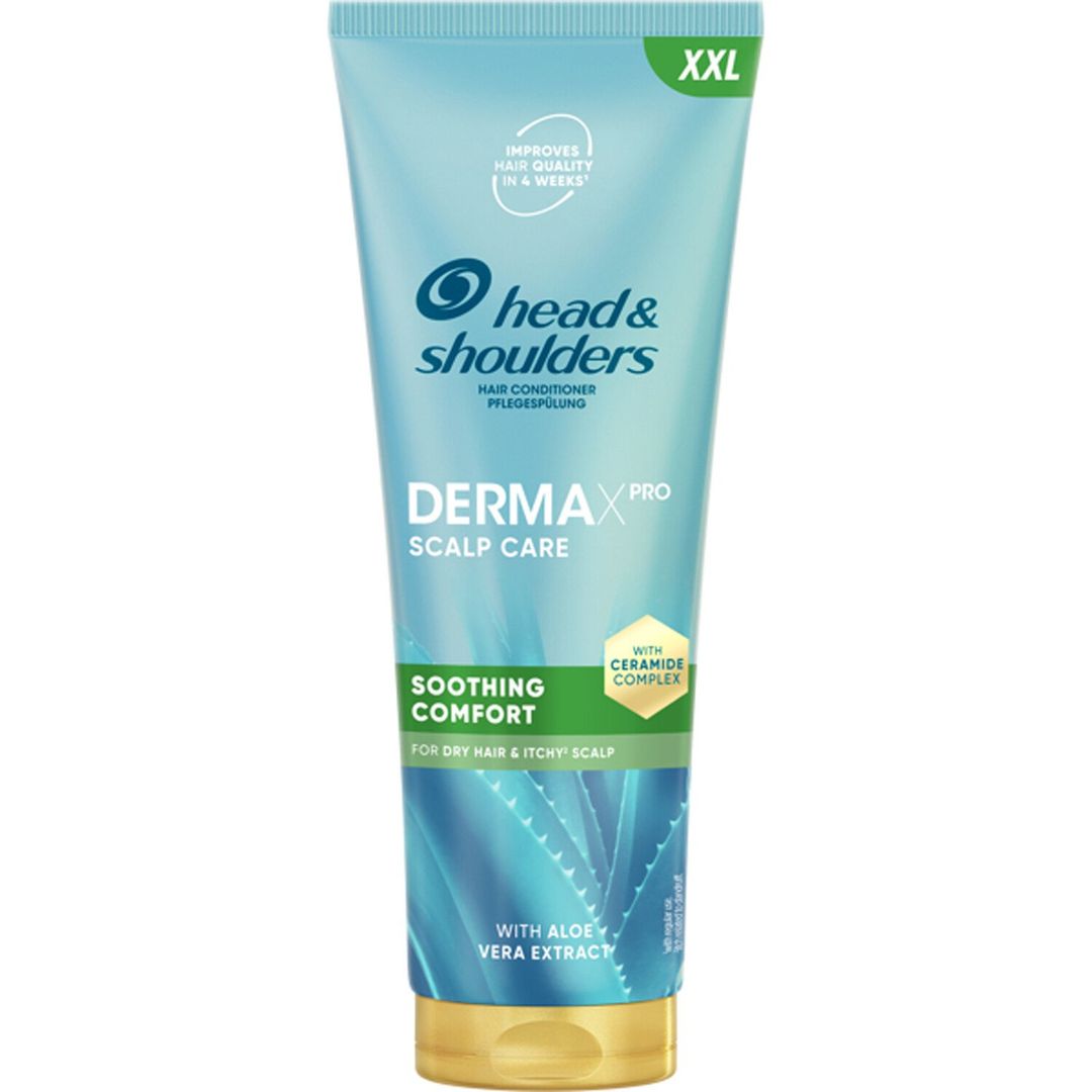 Head & Shoulders DermaXPro Soothing Comfort Conditioner 350ml - Blue - Image 1
