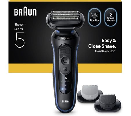 BRAUN Series 5 BRA52-B1650S Wet & Dry Shaver - Blue, Blue