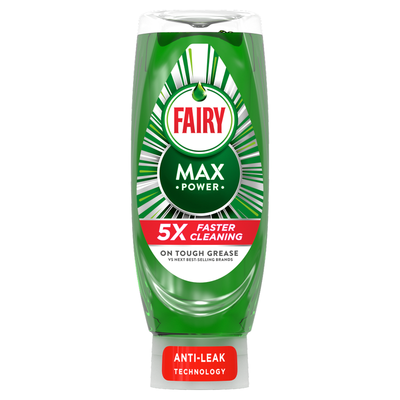 Fairy Max Power Washing Up Liquid 545ML - Thumbnail 2