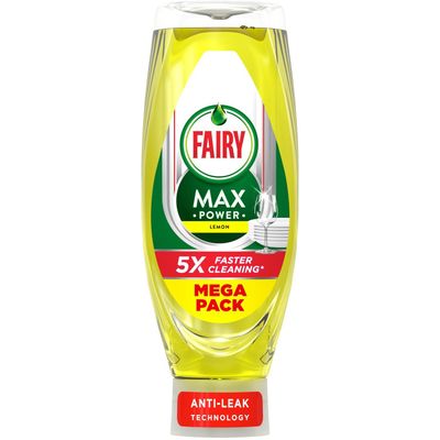 Fairy Max Power Washing Up Liquid - / 730ml / Lemon