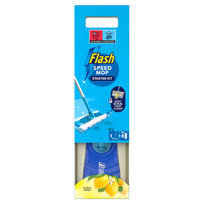 Flash Speedmop Start Kit with Wet Refills - Blue - Thumbnail 2