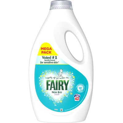 Fairy Non Bio Sensitive Washing Liquid - White - Thumbnail 2