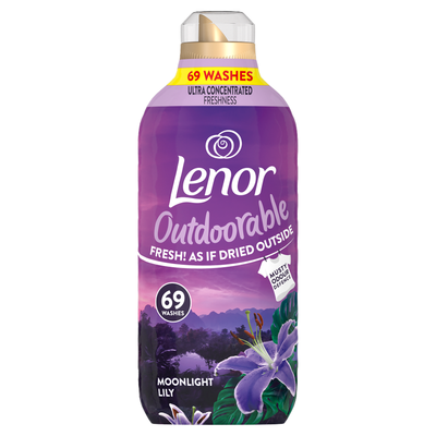 Lenor Outdoorable Fresh Fabric Conditioner - 966ml / Moonlight Lily - Thumbnail 2