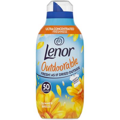 Lenor Outdoorable Fabric Conditioner Summer Breeze 700ml 50 Washes - Thumbnail 2