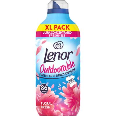 Lenor Outdoorable Fresh Fabric Conditioner - Floral Fresh / 1.2l