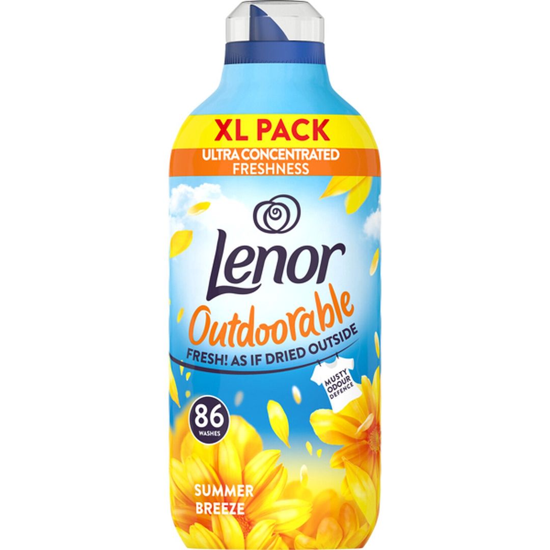 Lenor Outdoorable Fresh Fabric Conditioner - Summer Breeze / 1.2l - Image 1