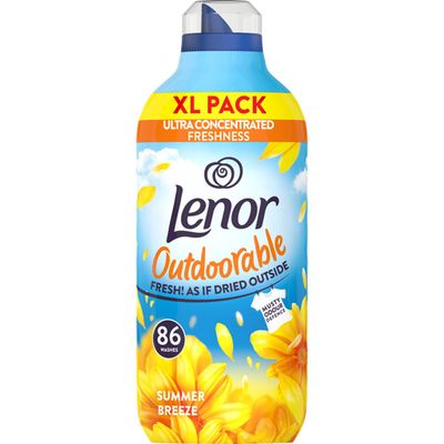 Lenor Outdoorable Fresh Fabric Conditioner - Summer Breeze / 1.2l