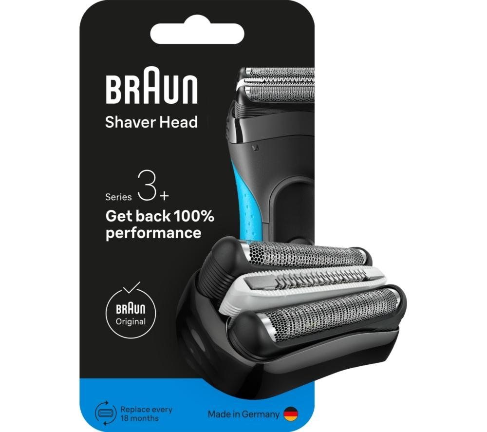 BRAUN Series 3 32B Electric Shaver Head Replacement - Black - Image 1